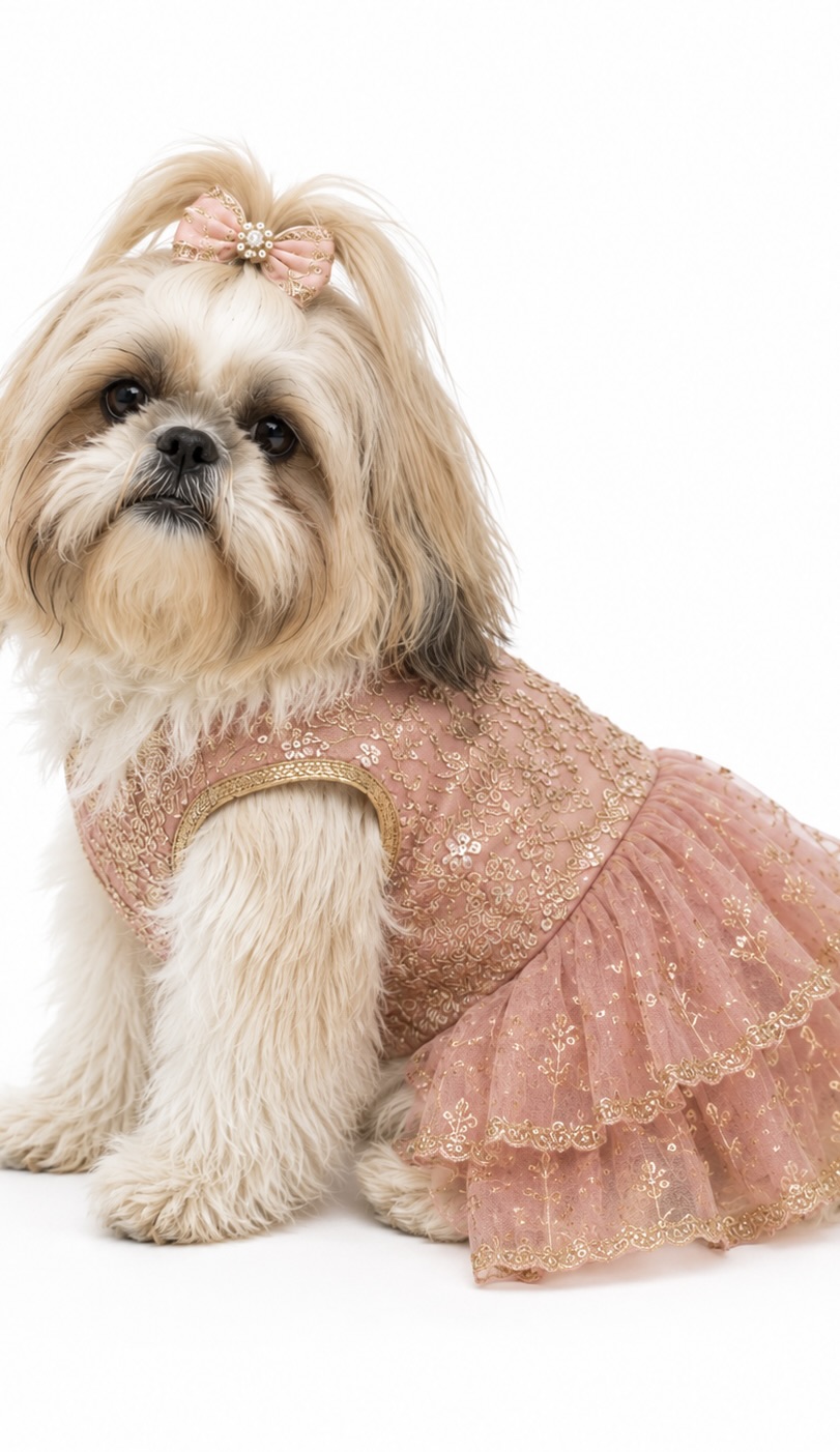 Gulabi — Blush Sequin Frock
